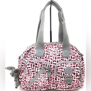 KIPLING Defea HB3510 Large Shoulder / Crossbody Handbag in Glamorous Tiles Print